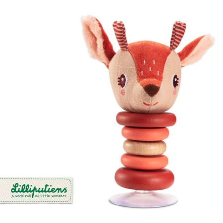 LILLIPUTIENS Grzechotka z przyssawką Sarenka Stella 6 m+