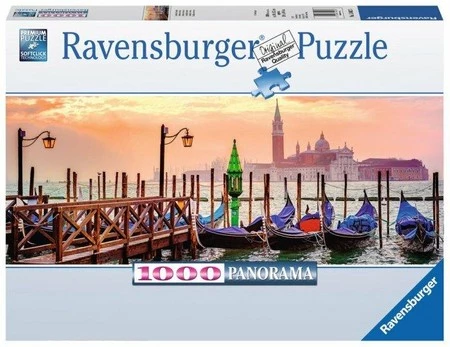 Puzzle 1000 Panoramiczne Gondole w Wenecji 15082 -