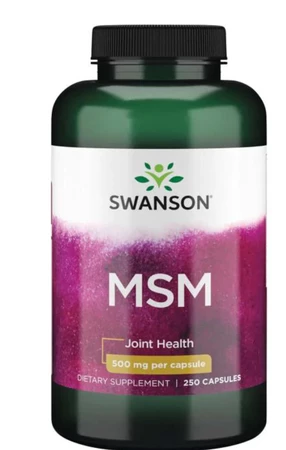 Swanson Msm Metylosulfonylometan 500 Mg 250 K