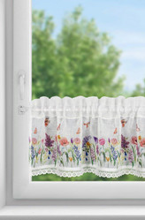 FIRANA GOTOWA BELLA NA TAŚMIE 150 X 30 CM BIAŁY