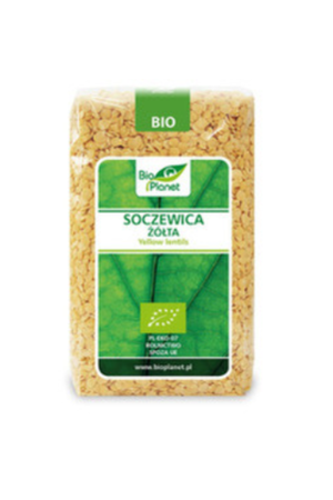 SOCZEWICA ŻÓŁTA BIO 500 g - BIO PLANET