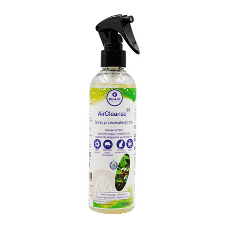 Bio-Life AirCleanse, Spray redukujący alergeny w powietrzu, 250 ml