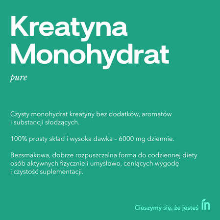 Zestaw Intenson Kreatyna: 1x Monohydrat 255g pure, 1x Monohydrat smak mango-marakuja 260g i 1x Monohydrat smak truskawka-arbuz 260g