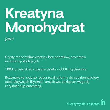 Intenson Kreatyna Monohydrat 255g pure