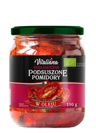 Vitaliana Pomidory Podsuszone W Oleju Bio 190g
