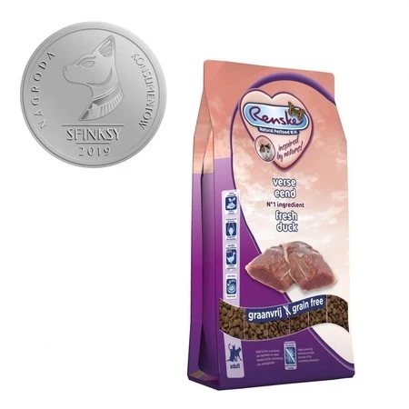 Renske Adult Cat fresh duck - świeża kaczka bez zbóż dla dorosłych kotów - 6 kg