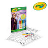 Crayola Kolorowanka dla dzieci z łamigłówkami i flamastrami Kraina Lodu 3+