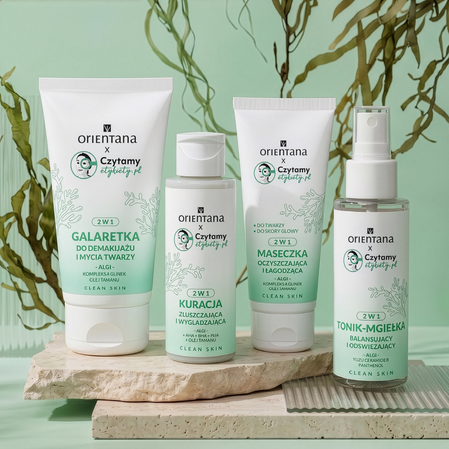 Orientana Clean Skin Galaretka do mycia twarzy i demakijażu 125ml