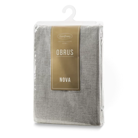 OBRUS STELLA 2 O 180 CM SREBRNY