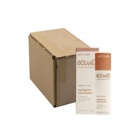 Attitude Oceanly, Rozświetlacz w sztyfcie, Sunset Glow, 8,5 g