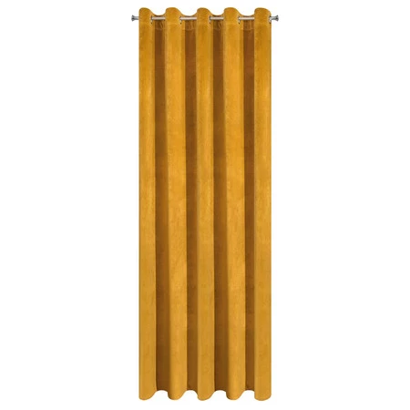 ZASŁONA GOTOWA VILLA 140 X 250 CM MUSZTARDOWY