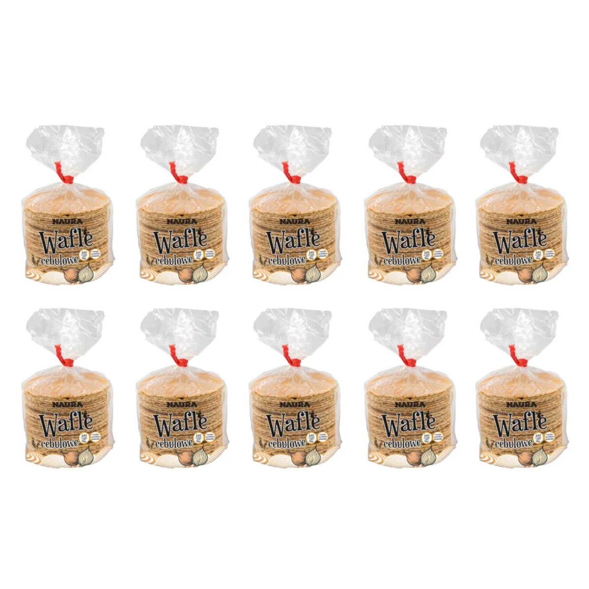 Zestaw 10x Wafle owsiane cebulowe 100 g - Nabea.pl