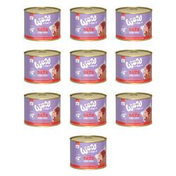 Zestaw 10x WOW CAT Rind Pute - wołowina z indykiem dla dorosłych kotów (200g)