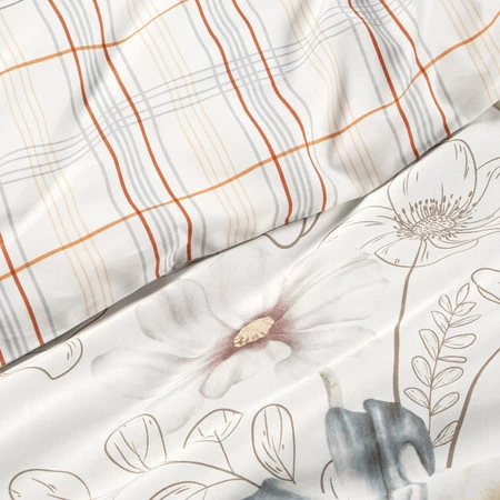 Pościel D91 Lea 09 160 x 200 cm, Biały