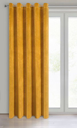 ZASŁONA GOTOWA VILLA 140 X 250 CM MUSZTARDOWY