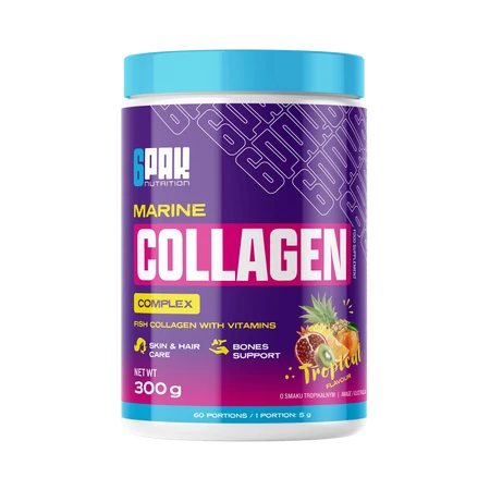6PAK MARINE COLLAGEN COMPLEX 300g smak owoce tropikalne