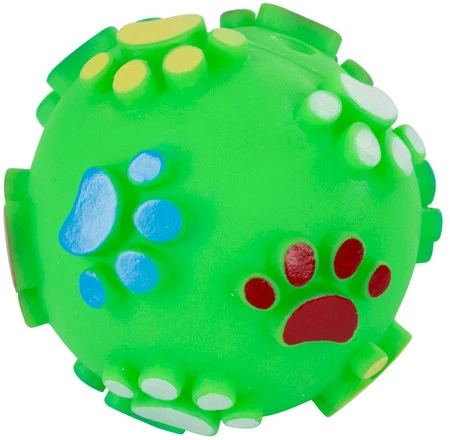 KERBL Piłka piszcząca w łapki dla psa 10cm Różne kolory