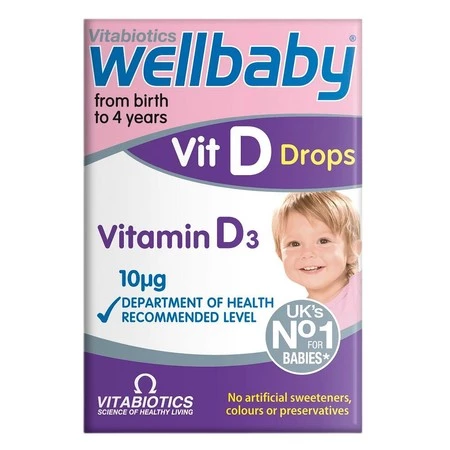 Wellbaby Vitamin D Drops witamina D w kroplach 30ml