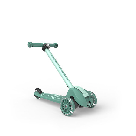 SCOOTANDRIDE Highwaykick 3S Hulajnoga z systemem sterowania 2w1 i kółkami LED składana 3+ Forest