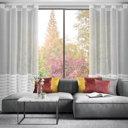 FIRANA GOTOWA DANA 2 140 X 250 CM BIAŁY