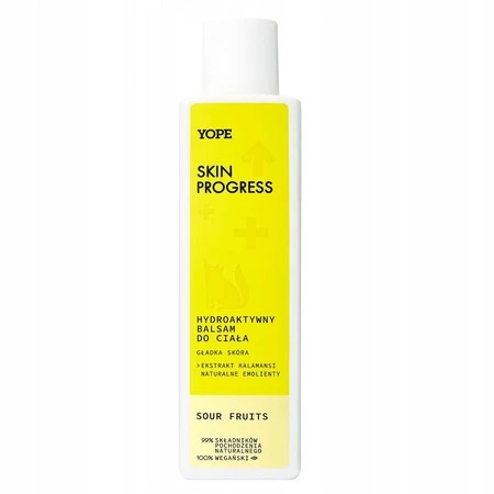 Yope - Skin Progress Hydroaktywny balsam do ciała gładka skóra Sour Fruits 200ml