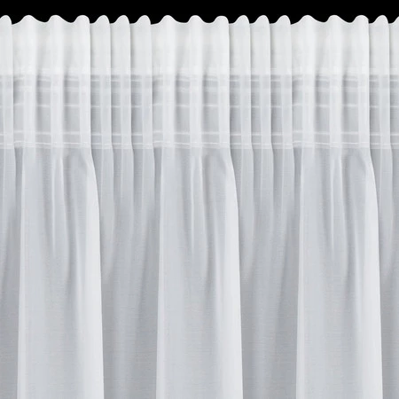 FIRANA GOTOWA KATHY NA TAŚMIE 140 X 270 CM BIAŁY