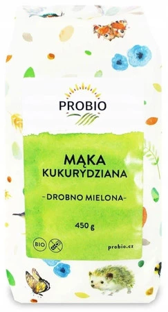 MĄKA KUKURYDZIANA BEZGLUTENOWA BIO 450 g - PROBIO