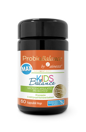 Aliness ProbioBALANCE, KIDS Balance MA 5 mld.  60 vege kaps.