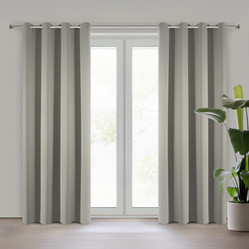 ZASŁONA GOTOWA D91 PARISA 135 X 250 CM CIEMNOBEŻOWY
