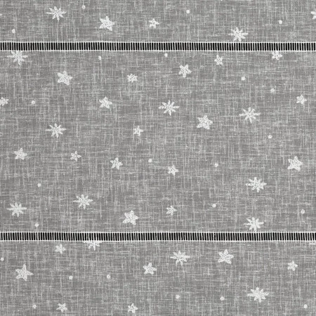 Firana gotowa z motywem świątecznym rozm.: 140 x 250 cm, kolor: biały