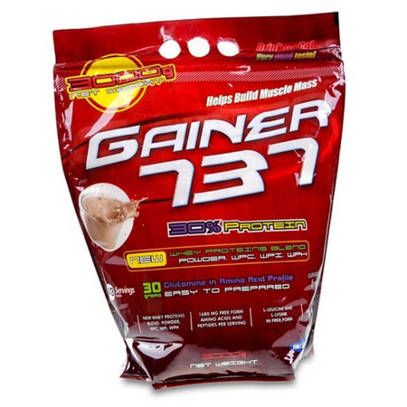 MEGABOL GAINER 737 Gainer 3000g smak malina