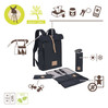 Lassig Green Label Plecak dla mam z akcesoriami Rolltop Backpack night blue