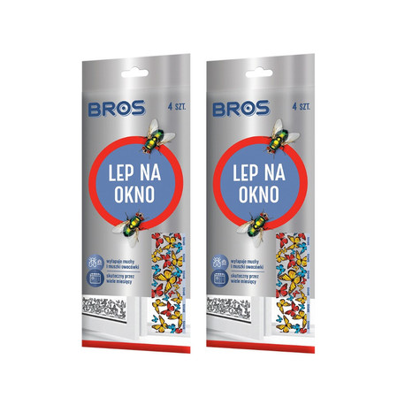Zestaw: 2x BROS lep na okno 4-pak