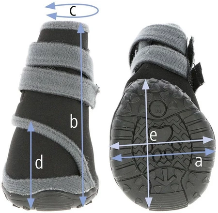 KERBL Buty dla psa Active M 6,5 x 6cm