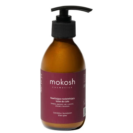 Nawilżająco-rozświetlający lotion do ciała Czereśnia z bursztynem 200ml