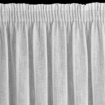 FIRANA GOTOWA CARLA NA TAŚMIE 300 X 145 CM BIAŁY