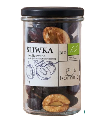 Kornino Śliwka liofilizowana 50g