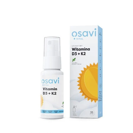 Osavi Witamina D3 + K2 spray 25 ml smak miętowy