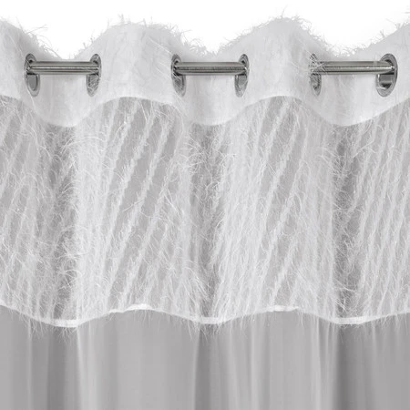 ZASŁONA GOTOWA AMIRA 140 X 250 CM JASNOSZARY