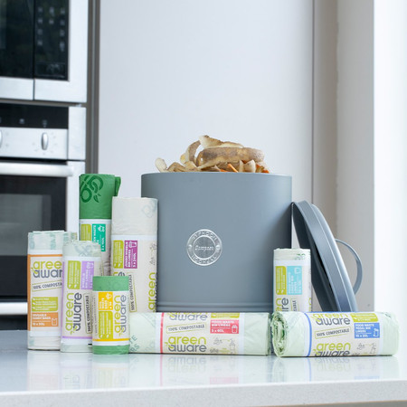 GreenAware, Kompostowalne worki na śmieci 25 L, 10 szt.