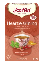 HERBATKA ROZGRZEWAJĄCA (HEARTWARMING) BIO (17 x 1,8 g) 30,6 g - YOGI TEA