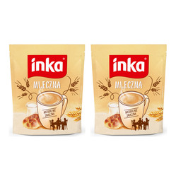 Zestaw: 2x Inka kawa zbożowa rozpuszczalna mleczna 200g