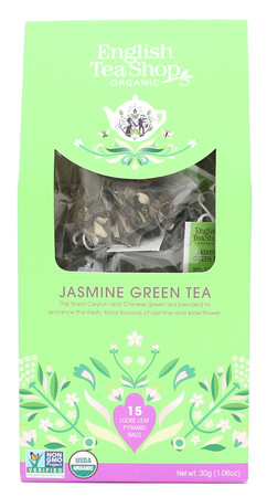English Tea Shop, Herbata Jasmine Green Tea, 15 piramidek