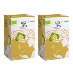 Zestaw: 2x Kwiaty lipy Herbapol BIO, 40g
