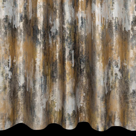 ZASŁONA GOTOWA TINA NA TAŚMIE 140 X 270 CM MUSZTARDOWY