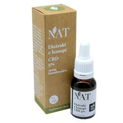 NAT Olejek - ekstrakt z konopi 5% CBD 15ml