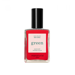 Green Nail Polish lakier do paznokci Red Coral 15ml