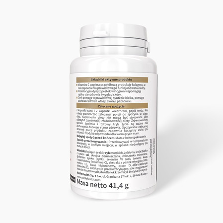Noble Health Class A Collagen kolagen dla mamy 90 kaps.