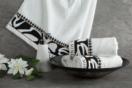 Ręcznik Eva6 50 x 90 cm, Biały