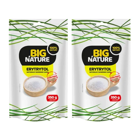 Zestaw 2x Big Nature Erytrytol zamiennik cukru 350g